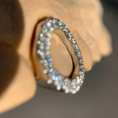 Iced Out Diamond Open Face Window Custom Made Grillz