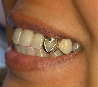 Heart Style Window Custom Made Grillz